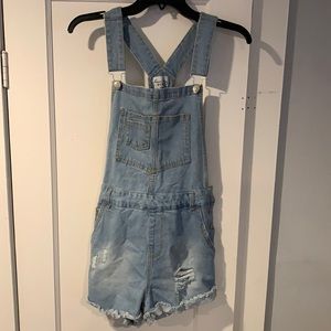 Denim overalls